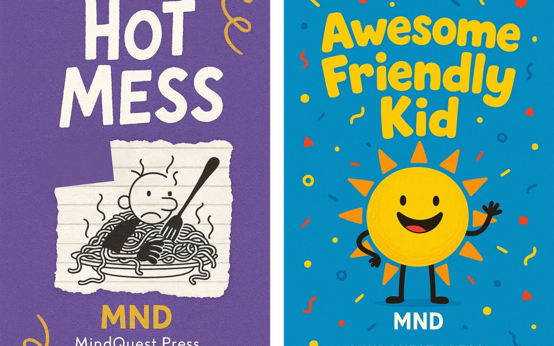 Hot Mess and Awesome Friendly Kid 2 Book Set By MND
